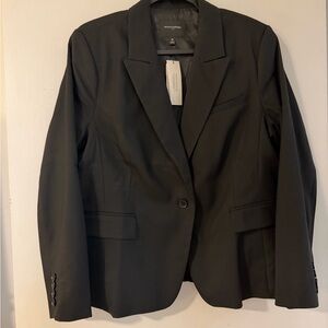 Banana Republic Factory Women's Black Street twill Blazer NWT